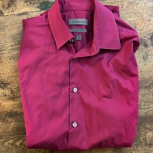 Forrest Berry Calvin Klein Extreme Slim Fit Dress Shirt